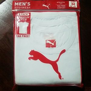 Puma 3 Pack Men's Crew T shirts Pack